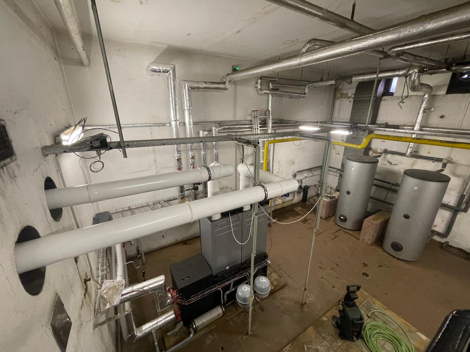 Kotelna Žebrák po rekonstrukci – nové kotle Buderus